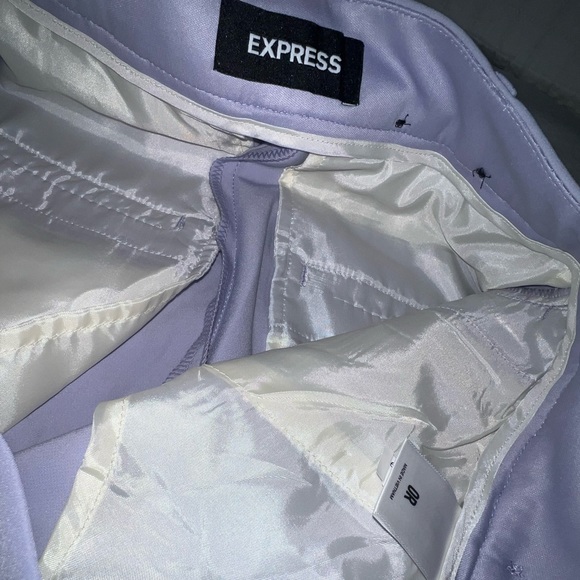 Lilac colored Express high waisted wide leg pant - Picture 6 of 6